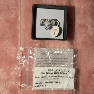 Ring Bomb Party Ring - She Glows with Grace - Size 6 - BRAND NEW